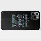 Draaiend schuine streep met schuine streep iPhone hoesje (Achterkant horizontaal)