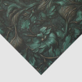 Draaiend turquoise ontkoppelingspapier tissuepapier (Detail)