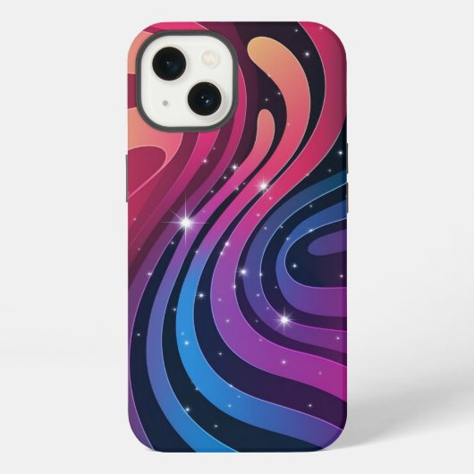 Draaiend verloopbehang iPhone hoesje (Achterkant)