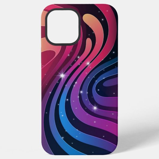 Draaiend verloopbehang iPhone hoesje (Achterkant)