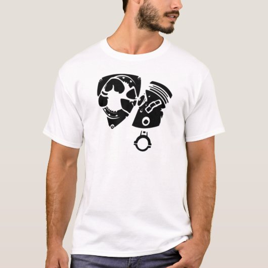 DRAAIEND VS ZUIGER T-SHIRT (Voorkant)