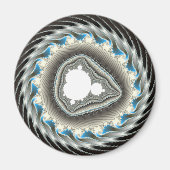 draaiend wiel - Fractal Magneet (Voorkant)