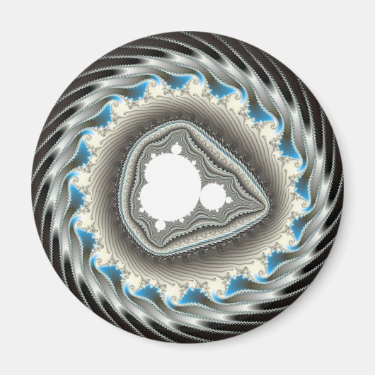 draaiend wiel - Fractal Magneet (Voorkant)