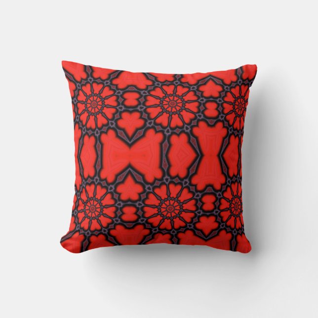 Draaiend Wiel Rood  Kussen (Voorkant)
