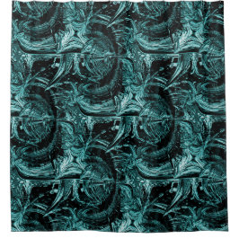 Draaiend Zee..... Douchegordijn