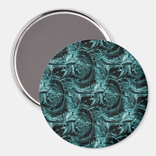 Draaiend Zee...... Magneet (Voorkant / Achterkant)