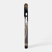 Draaiend zwart iPhone 16 hoesje (Linkerkant)