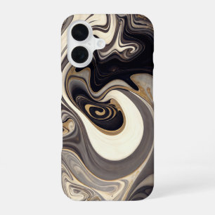 Draaiend zwart iPhone 16 hoesje