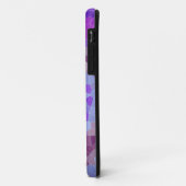Draaiende Abstracte Paarse Mozaïek Case-Mate iPhone Case (Achterkant/links)