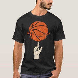 Draaiende Basketbal - Basketbalspeler Fan Basket T-shirt