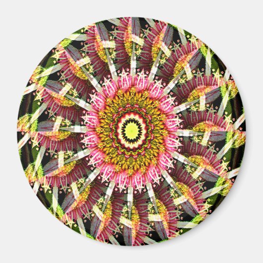 Draaiende Bloemen..... Magneet (Voorkant)