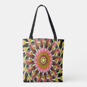 Draaiende Bloemen..... Tote Bag (Achterkant)