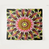 Draaiende Bloemen..... Wandkleed (Voorkant (horizontaal))