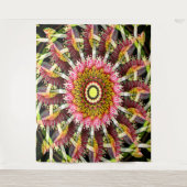 Draaiende Bloemen..... Wandkleed (Voorkant)