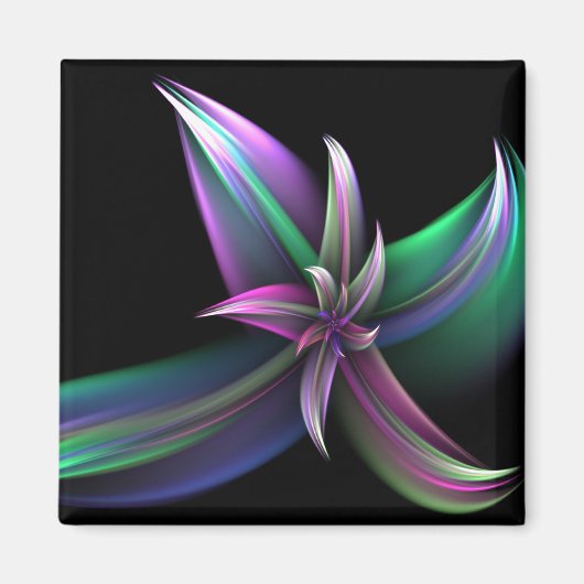 Draaiende bloemenmagneet magneet (Voorkant)