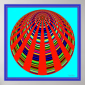 Draaiende carrousel poster (Voorkant)