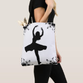 Draaiende danser tote bag (Dichtbij)