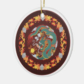 Draaiende Draak Keramisch Ornament (Links)