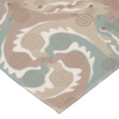 Draaiende draden Tesselatie Bruin tablet 6 Tafelkleed (Gekanteld)