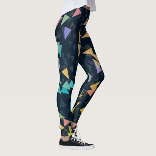 Draaiende driehoeken leggings (Rechts)