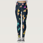 Draaiende driehoeken leggings (Voorkant)