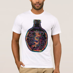 Draaiende fles 2T-shirt T-shirt