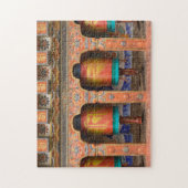 Draaiende gebeds wielen legpuzzel (Verticaal)