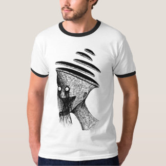 Draaiende Geest – Abstracte Donkere Kunst T-shirt