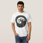 Draaiende golfcirkel t-shirt (Voorkant volledig)