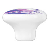 Draaiende golven keramische knop (Zijkant)
