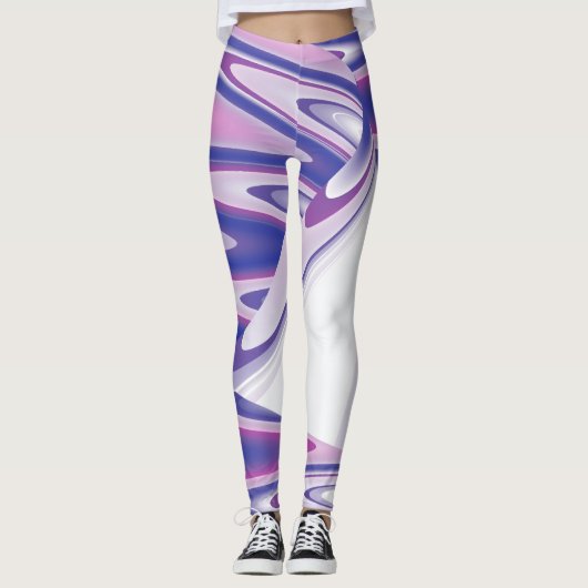 Draaiende golven leggings (Voorkant)
