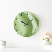 Draaiende groene tint nummers grote klok (Huis)