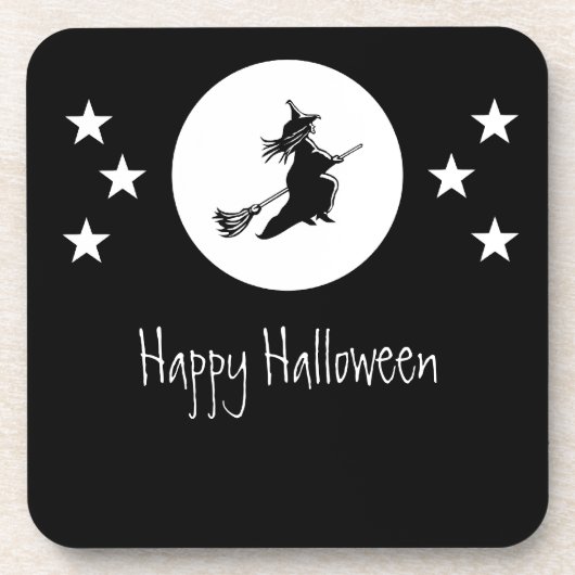 Draaiende Halloween Onderzetter set, zwart (Voorkant)