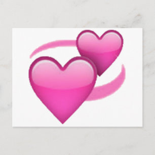 Draaiende harten - Emoji Briefkaart