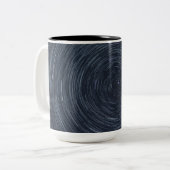draaiende hemel tweekleurige koffiemok (Voorkant links)
