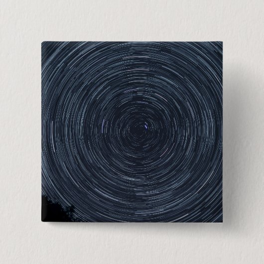 draaiende hemel vierkante button 5,1 cm (Voorkant)