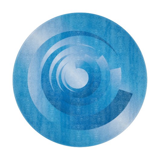 draaiende hemelkleuren snijplank (Voorkant)