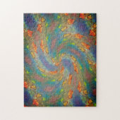 Draaiende herfstbladeren legpuzzel (Verticaal)