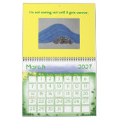 draaiende hondenkalender kalender (Mar 2027)