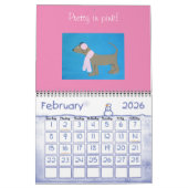 draaiende hondenkalender kalender (Feb 2026)