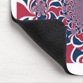 Draaiende Kaleidoscoop Art Print Muismat (Hoek)