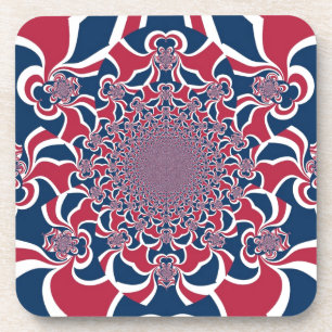 Draaiende Kaleidoscoop Art Print Onderzetter