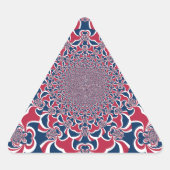 Draaiende Kaleidoscoop Art Print Sticker (Voorkant)