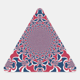 Draaiende Kaleidoscoop Art Print Sticker