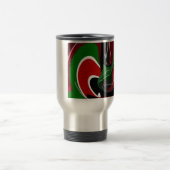 Draaiende Keniaanse vlag: een moderne motieven kun Reisbeker (Center)