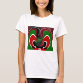Draaiende Keniaanse vlag: een moderne motieven kun T-shirt (Voorkant)