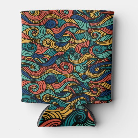 Draaiende kleuren – dynamiek voor uw huis blikjeskoeler (Voorkant)