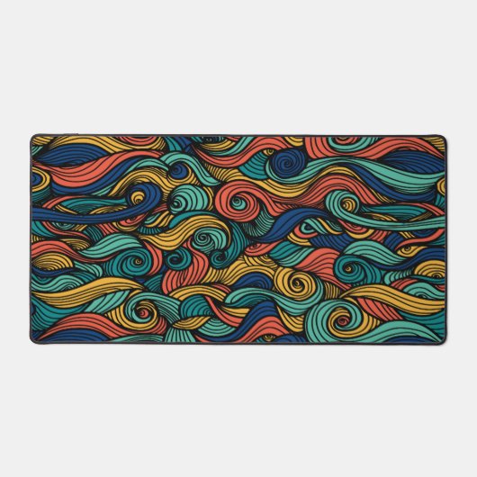 Draaiende kleuren – dynamiek voor uw huis bureaumat (Voorkant)