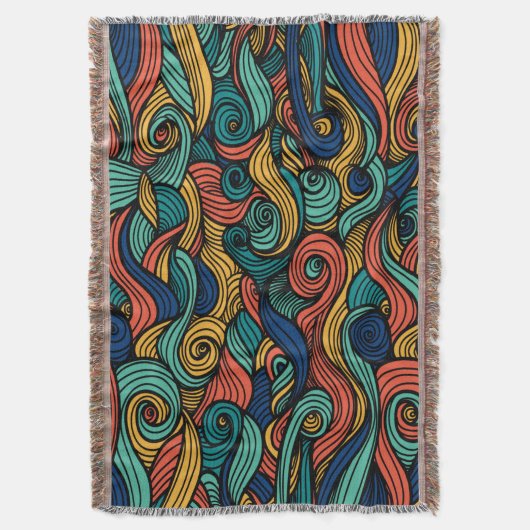 Draaiende kleuren – dynamiek voor uw huis deken (Voorkant Verticaal)