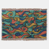 Draaiende kleuren – dynamiek voor uw huis deken (Voorkant)